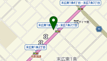 個別指導塾の学習空間 旭川末広教室の地図画像