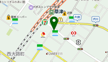 アクシブアカデミー 草津校の地図画像