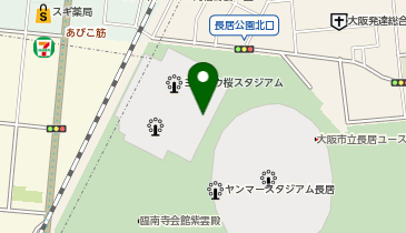 個別指導アップ学習会 桜カレッジ長居教室の地図画像