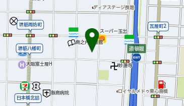 個別指導アップ学習会 長堀橋教室の地図画像