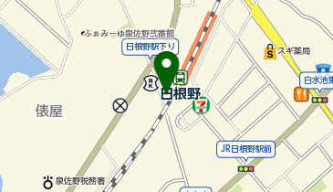 個別指導アップ学習会 日根野教室の地図画像