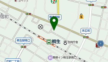KATEKYO学院【関東】 桐生駅前校の地図画像