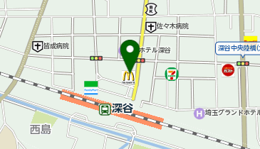 W早稲田ゼミ【ハイスクール】 深谷ハイスクールの地図画像