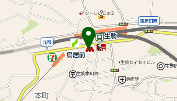 KEC個別・KEC志学館個別 KEC個別 生駒教室(小学部・中学部)の地図画像