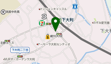 個別指導の明光義塾 下大利教室の地図画像