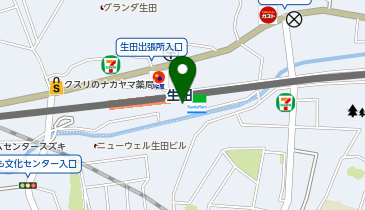 臨海セミナー 小中学部 生田の地図画像