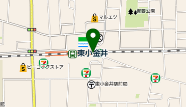 個別指導WAM nonowa東小金井校の地図画像