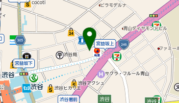 ESL club 渋谷校の地図画像