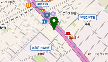高校受験ディアロ(Z会グループ) 巣鴨校の地図画像