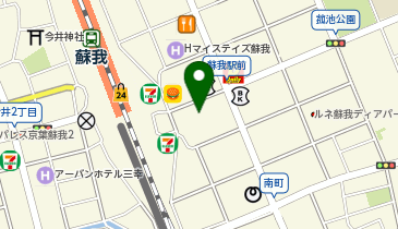 個別指導塾フォーカス 蘇我教室の地図画像