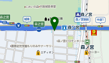 聖和学院インターキッズ 森ノ宮校の地図画像