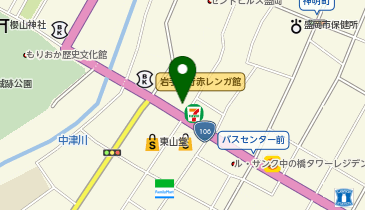 KATEKYO学院【岩手】 盛岡中ノ橋校の地図画像