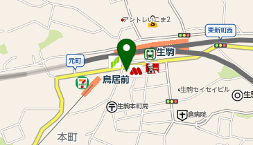 KECこども英語教室 KECゼミナール 生駒教室の地図画像