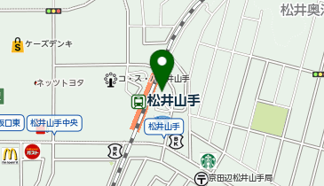 トライ式医学部予備校 松井山手駅前校の地図画像