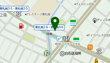 クラ・ゼミ札幌個別学習会 白石校の地図画像