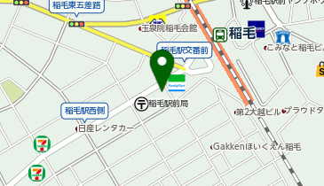 プラザ個別指導学院 稲毛教室の地図画像