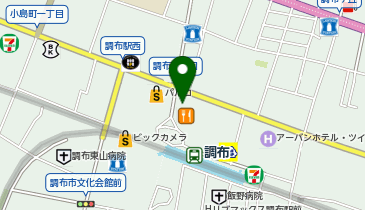 栄光ゼミナール 大学受験ナビオ 調布校の地図画像