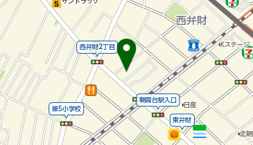 BE studio 朝霞台教室の地図画像