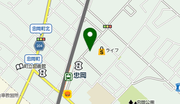 個別指導キャンパス 忠岡校の地図画像