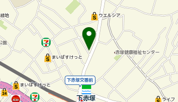 個別指導キャンパス 下赤塚校の地図画像