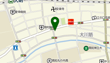 学研の個別学習G-PAPILS 高知大川筋教室の地図画像