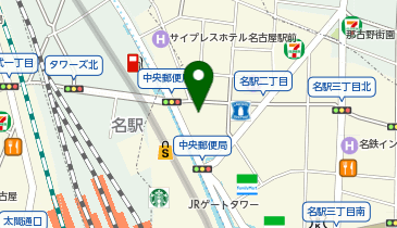 大学受験予備校のトライ 名古屋駅本校の地図画像