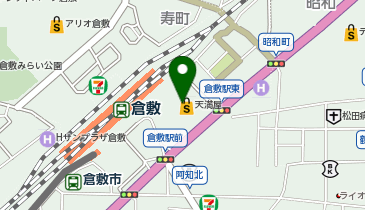 大学受験予備校のトライ 倉敷 天満屋校の地図画像