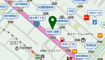 大学受験予備校のトライ 呉駅前校の地図画像