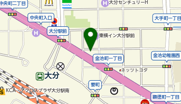 大学受験予備校のトライ 大分駅前校の地図画像