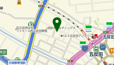 中田義塾 五反田教室の地図画像