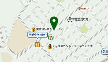 個別指導の明光義塾 三原学園通り教室の地図画像
