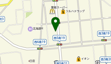 個別指導塾の学習空間 帯広西5条南教室の地図画像