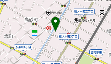 明倫ゼミナール 西尾校の地図画像