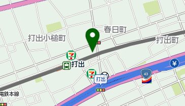 個別館 芦屋打出校の地図画像