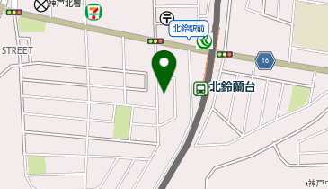 個別指導まなびプラス 北鈴蘭台教室の地図画像