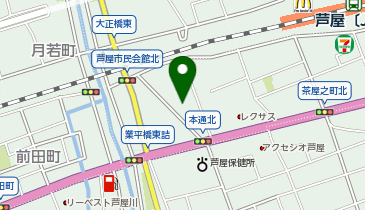 芦屋コスモポリタンアカデミー 本校の地図画像