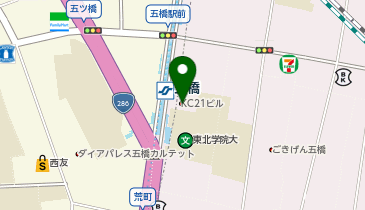 個別教室のアップル 五橋駅前教室の地図画像
