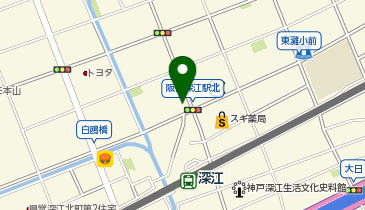 個別指導アップ学習会 深江教室の地図画像