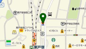 代々木個別指導学院 東戸塚校の地図画像