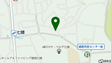 個別指導キャンパス 七隈校の地図画像