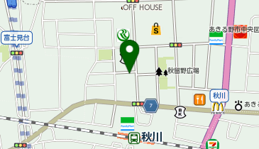 まんてんスクール あきる野校の地図画像
