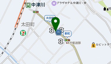 まんてんスクール 中津川市の地図画像