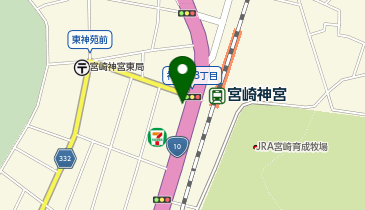 大学受験予備校のトライ 宮崎神宮駅前校の地図画像