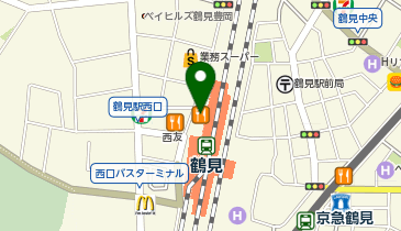 代々木個別指導学院 鶴見校の地図画像