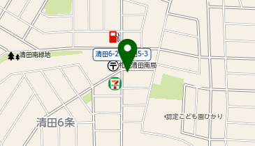 個別教室のアルファ 清田教室の地図画像