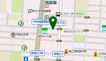 第一ゼミパシード 西長堀校の地図画像