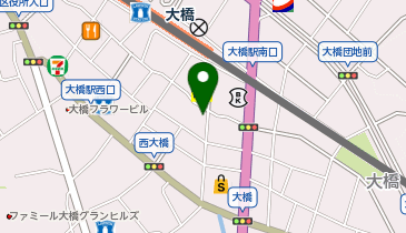 個別指導塾プラボ 大橋校の地図画像