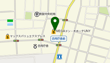 トライ式英会話 MEGAドン・キホーテUNY敦賀校の地図画像