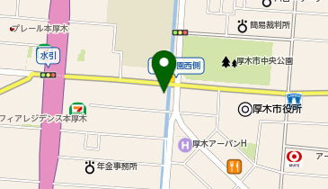 プレミアム個別指導ソヨギ 本厚木校の地図画像