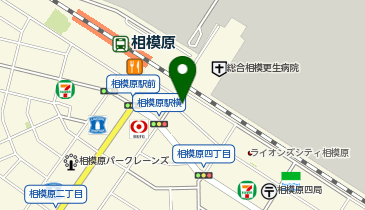個別指導学院サクシード 相模原校の地図画像
